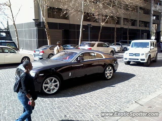 Rolls Royce Wraith spotted in Johannesburg, South Africa