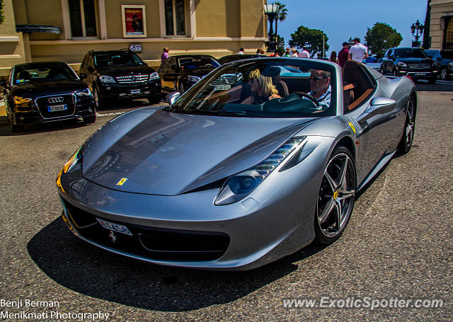 Ferrari 458 Italia spotted in Monte-Carlo, Monaco