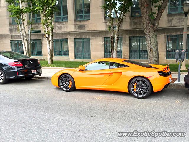 Mclaren MP4-12C spotted in Boston, Massachusetts