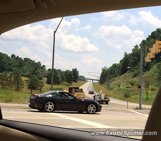 Ferrari California spotted in Pittsburgh, Pennsylvania