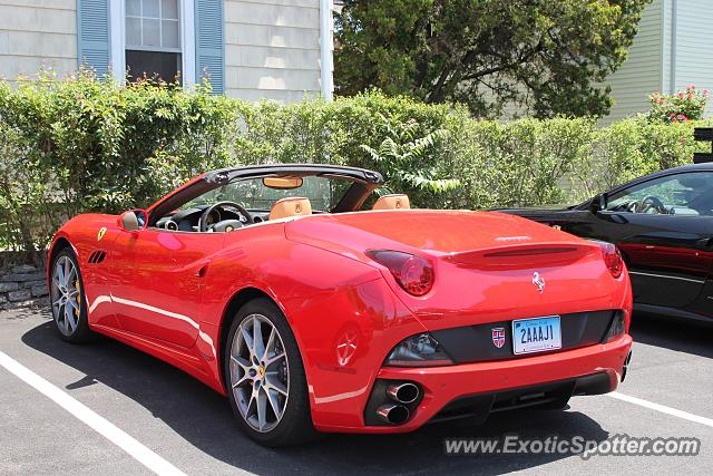 Ferrari California spotted in Greenwich, Connecticut