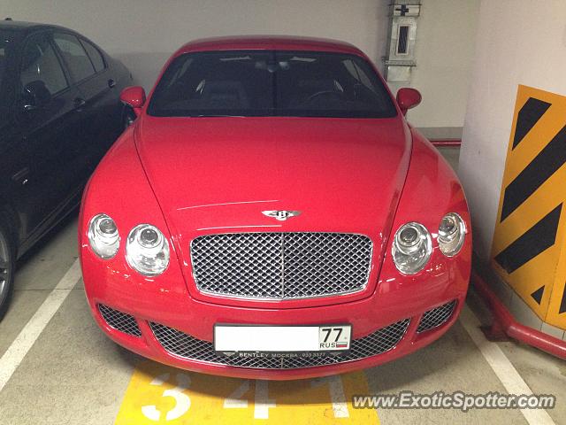 Bentley Continental spotted in Moscow, Russia