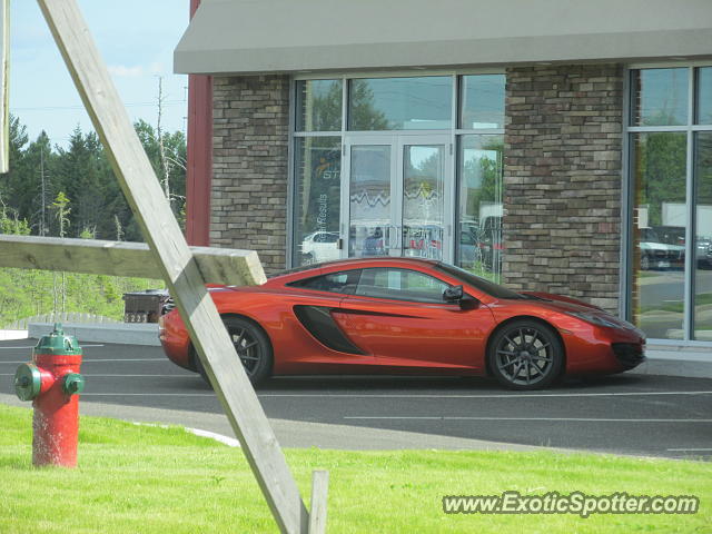 Mclaren MP4-12C spotted in Fredericton, NB, Canada