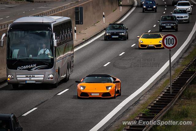 Lamborghini Murcielago spotted in A81, Germany