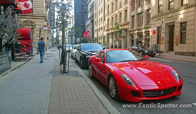 Ferrari 599GTB spotted in Montreal, Quebec, Canada