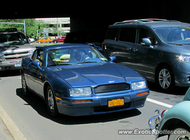 Aston Martin Virage spotted in Greenwich, Connecticut