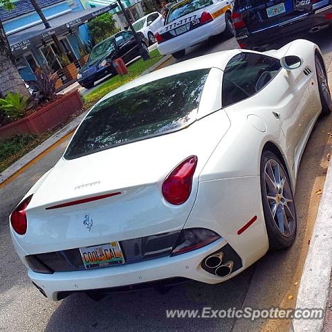 Ferrari California spotted in Fort Lauderdale, Florida