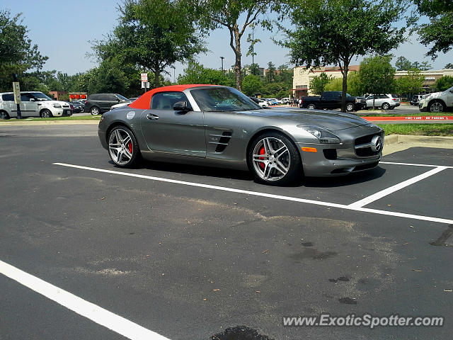 Mercedes SLS AMG spotted in The Woodlands, Texas
