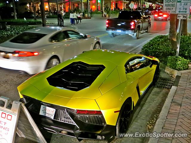 Lamborghini Aventador spotted in Delray Beach, Florida