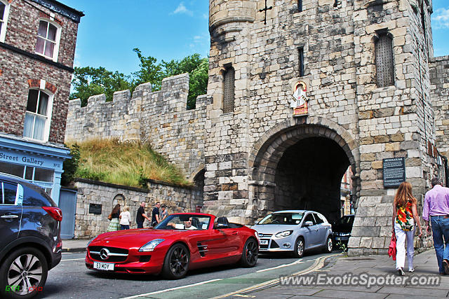 Mercedes SLS AMG spotted in York, United Kingdom