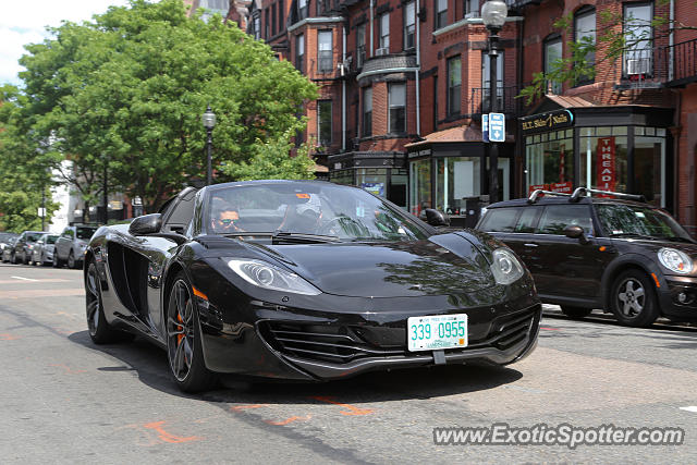 Mclaren MP4-12C spotted in Boston, Massachusetts