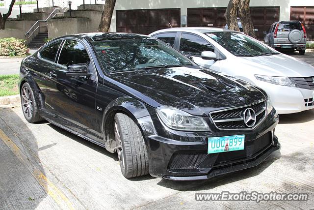 Mercedes C63 AMG Black Series spotted in Mandaluyong, Philippines