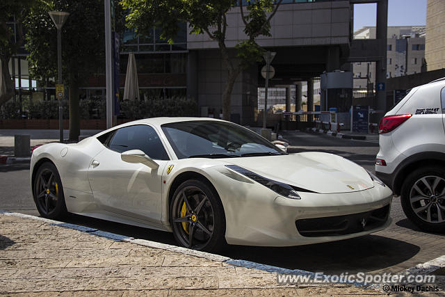 Ferrari 458 Italia spotted in Herzliya, Israel