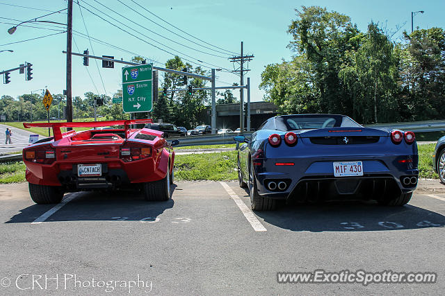 Lamborghini Countach spotted in Greenwich, Connecticut