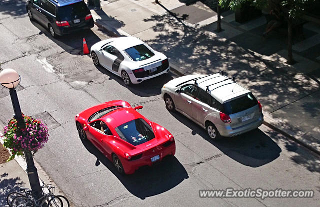 Ferrari 458 Italia spotted in Toronto, Ontario, Canada