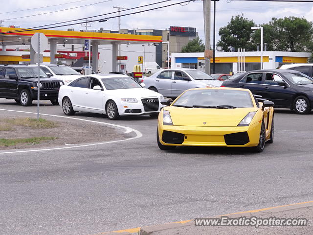 Lamborghini Gallardo spotted in Quebec, Canada