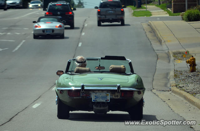 Jaguar E-Type spotted in Grand Rapids, Michigan