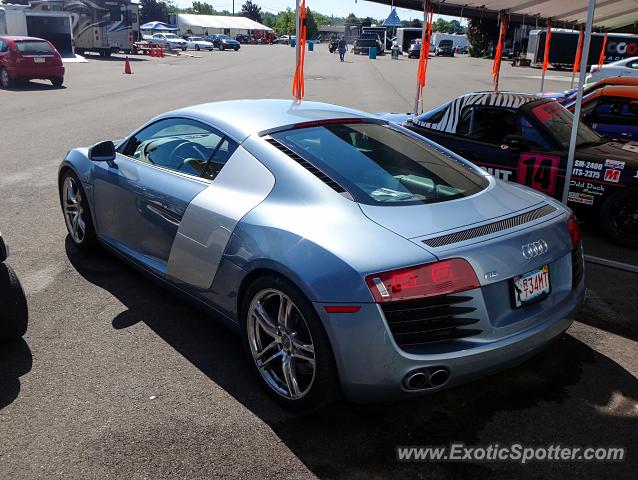 Audi R8 spotted in Watkins Glen, New York