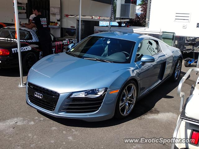 Audi R8 spotted in Watkins Glen, New York