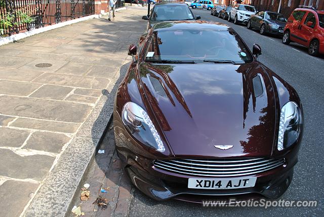 Aston Martin Vanquish spotted in London, United Kingdom