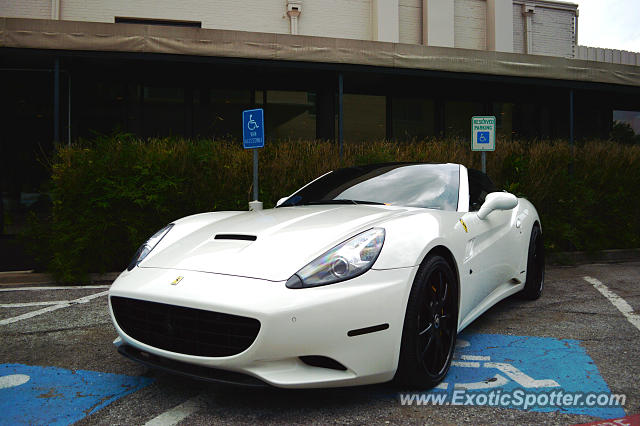 Ferrari California spotted in Dallas, Texas