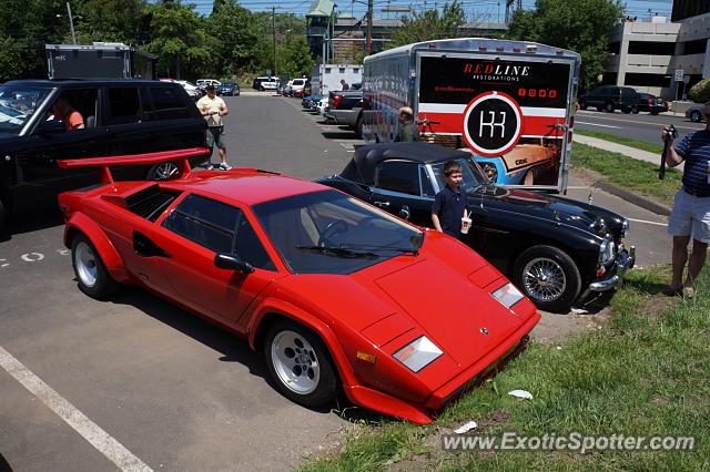 Lamborghini Countach spotted in Greenwich, Connecticut