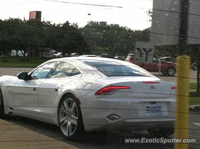 Fisker Karma spotted in Southfield, Michigan