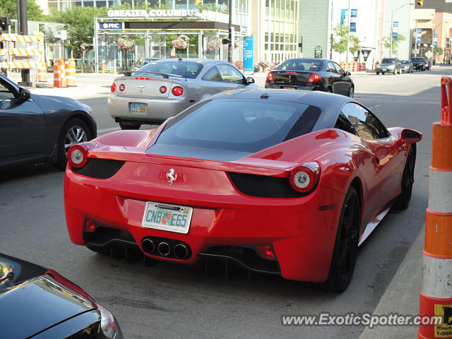 Ferrari 458 Italia spotted in Columbus, Ohio