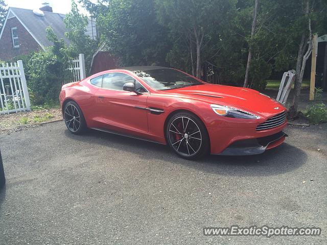 Aston Martin Vanquish spotted in Summit, New Jersey