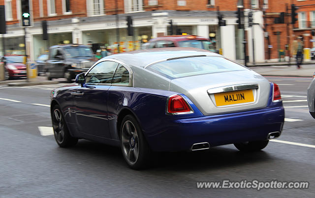 Rolls Royce Wraith spotted in London, United Kingdom