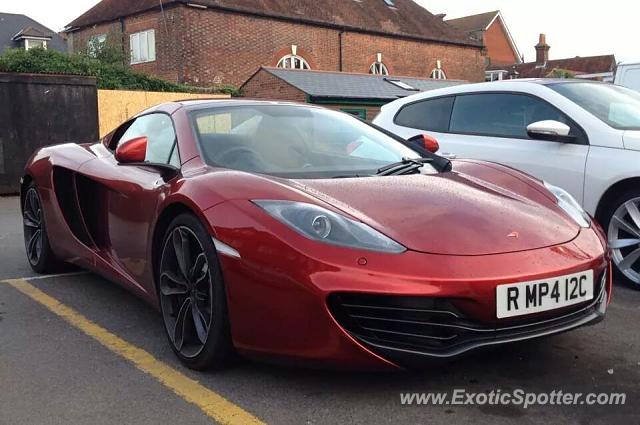 Mclaren MP4-12C spotted in Chichester, United Kingdom