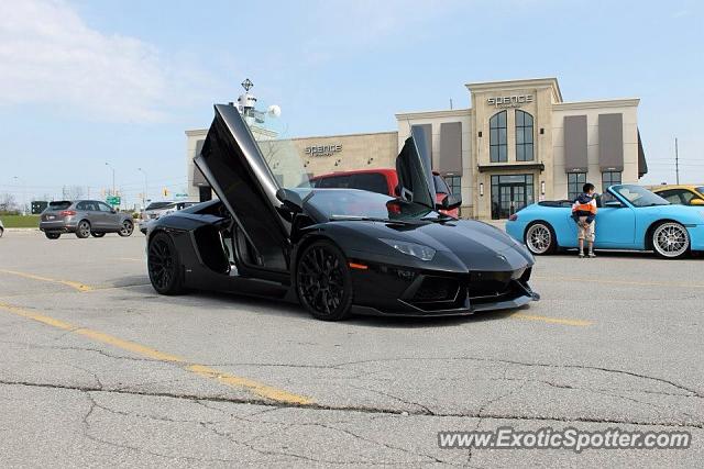 Lamborghini Aventador spotted in Toronto, Canada