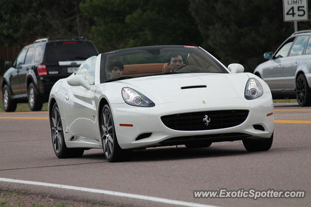 Ferrari California spotted in Denver, Colorado