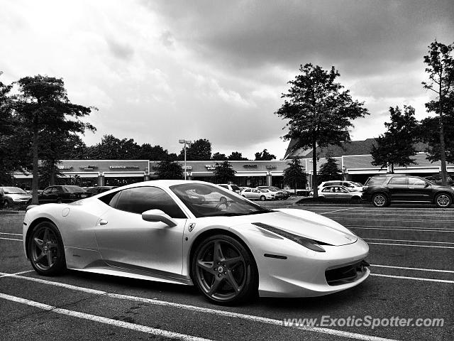 Ferrari 458 Italia spotted in Reston, Virginia