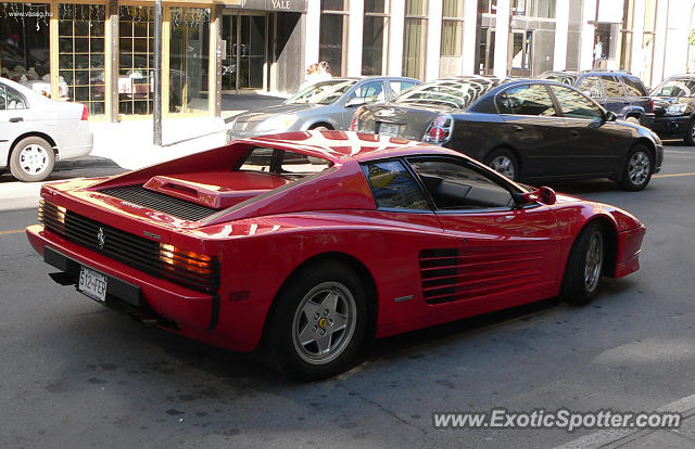 Ferrari Testarossa spotted in Montreal, Quebec, Canada