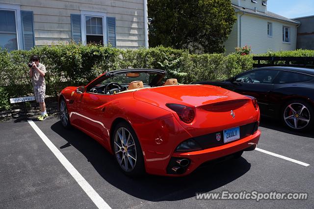 Ferrari California spotted in Greenwich, Connecticut