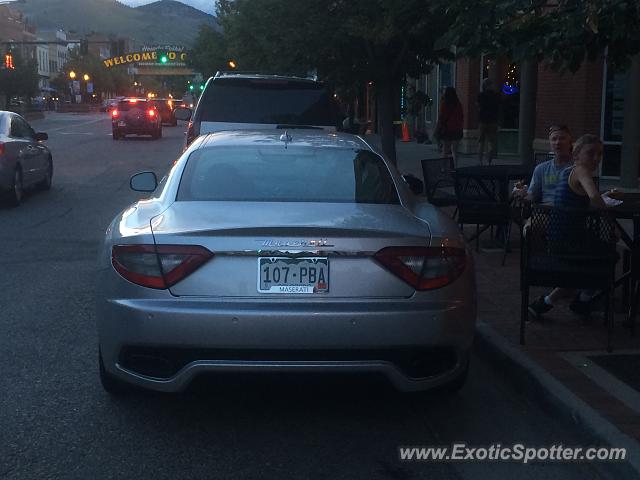 Maserati GranTurismo spotted in Golden, Colorado