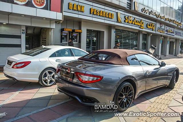 Maserati GranCabrio spotted in Tehran, Iran