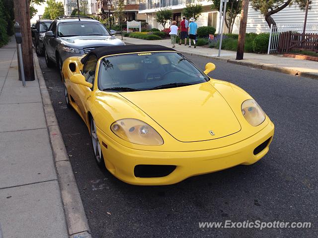 Ferrari 360 Modena spotted in Cape May, New Jersey