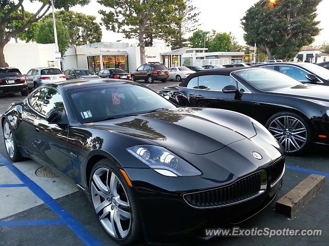 Fisker Karma spotted in Malibu, California