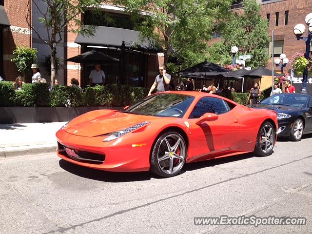 Ferrari 458 Italia spotted in Toronto, Canada