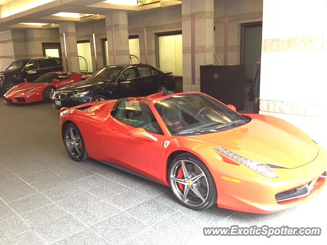 Ferrari 458 Italia spotted in Toronto, Canada