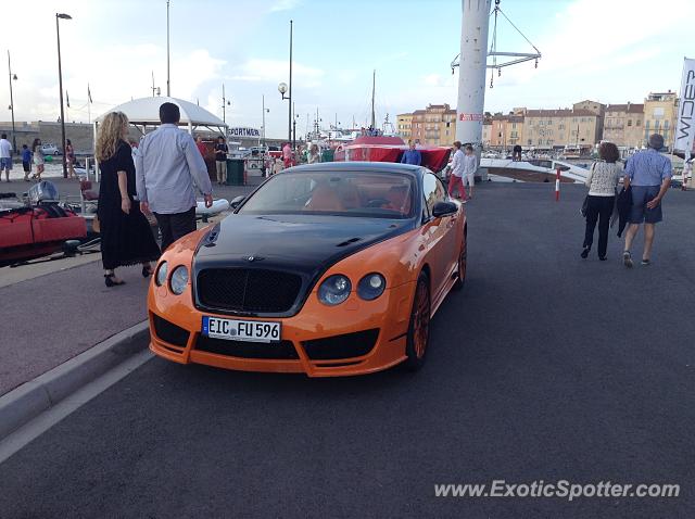 Bentley Continental spotted in St Tropez, France