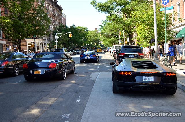 Lamborghini Aventador spotted in Manhattan, New York