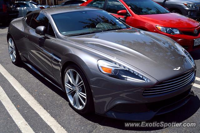 Aston Martin Vanquish spotted in Dallas, Texas