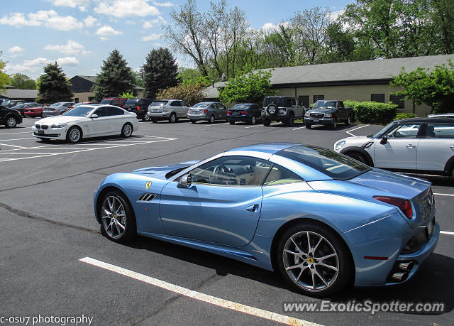 Ferrari California spotted in Canton, Ohio