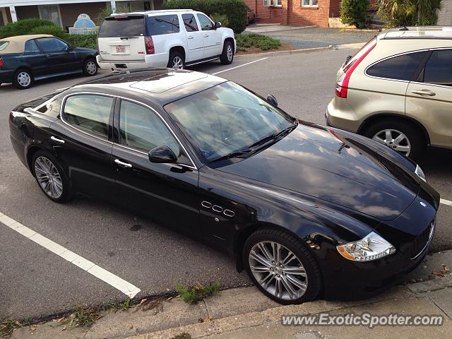 Maserati Quattroporte spotted in Wilmington, North Carolina