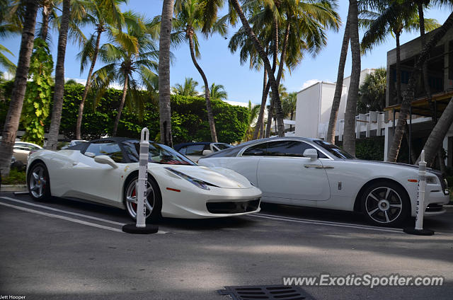 Ferrari 458 Italia spotted in Miami, Florida