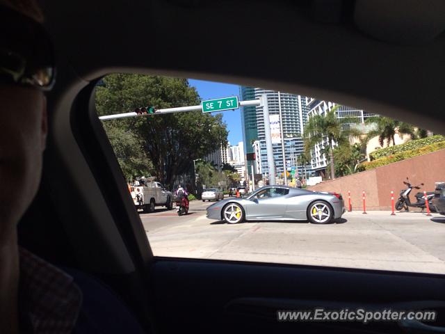 Ferrari 458 Italia spotted in Miami, Florida