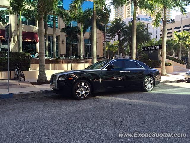 Rolls Royce Ghost spotted in Miami, Florida